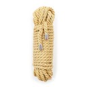Cuerda BDSM de algodón, 10 metros de largo, 0,85 cm de ancho, con extremos metálicos, ideal para bondage, atados y otras técnicas Embalaje 5