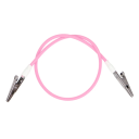 Cuerda de resorte de 40 cm con clips de metal para sujetar baberos dentales Soportes elásticos resistentes para consultorios dentales 4