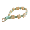Cuerda de teléfono de macramé de ganchillo boho Pulsera floral para móvil correa para teléfono llavero lazo para la mano accesorio para teléfono 8