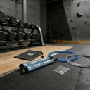 Cuerda de velocidad con cable de acero 3 m Mangos de aluminio 16,8 cm con rodamientos Cable de repuesto y bolsa Para crossfit y cardio 26
