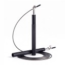 Cuerda de velocidad LINGPENG con cable de acero 3 m Mangos de aluminio 14 cm Rodamiento 360° Longitud ajustable Para crossfit 1
