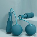 Cuerda para saltar sin costuras con bolas grandes de 6,5 cm Para entrenamiento en casa Pérdida de grasa Cuerda para saltar Sin balanceo También apta para interiores 5