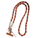 Cuerda universal para el teléfono al cuello Correa trenzada para el móvil, cinta para el teléfono, soporte para el móvil, adorno para mochila, cámara 8