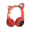 Cuffie Bluetooth over-ear con orecchie da gatto e retroilluminazione a LED Slot per scheda Micro SD Controllo della musica 2