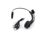 Cuffie da ufficio Bluetooth con microfono monoaurale Headset sopra la testa per chiamate Durata della batteria 8 ore Controllo del volume 5