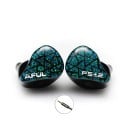 Cuffie ibride in-ear AFUL Performer 5+2 con connettore da 3,5 mm e frequenza da 10 a 35.000 Hz verde-blu per musica e monitoraggio 1