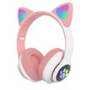 Cuffie wireless bluetooth over-ear con orecchie di gatto luminose Bluetooth 5.0 Portata 15 m Slot per scheda micro SD Autonomia 5 fino a 7 ore 4