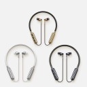 Cuffie wireless da collo con tappi per le orecchie Bluetooth 5.0 Durata 9 ore Slot per scheda Micro SD Batteria 180 mAh Portata 10 m Metallo 6
