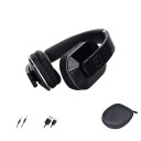 Cuffie wireless over-ear con Bluetooth 5.0 e cavo da 3,5 mm jack Controllo della musica e del volume sulle cuffie Custodia inclusa Colore nero 2