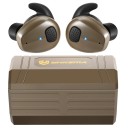 Cuffie wireless YHKEMA EB10 Bluetooth con protezione elettronica dell'udito e isolamento acustico NRR22, autonomia 8-13 ore, powerbank 6