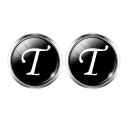 Cufflinks with the Letter T1310 20