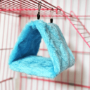 Cuib suspendat din flanel pentru păsări 17 x 12 x 13 cm Adăpost cald pentru cușcă Paturi moi pentru ondulați, papagali, canari, păsări de companie 4