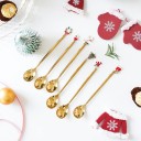 Cuillère à café avec décoration de Noël 1