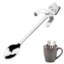 Cuillère à café avec un chat - 2 pcs 2