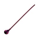 Cuillère avec paille en acier inoxydable 2 pcs 12