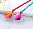 Cuillère avec paille en acier inoxydable 2 pcs 5