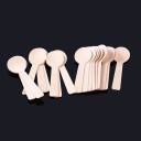 Cuillère en bois pour glace 100 pcs 4