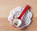 Cuillère en céramique avec motif de fruits 14