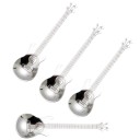 Cuillère en forme de guitare 4 pcs 5
