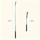 Cuillère télescopique en acier inoxydable pour chaussures 26–64 cm Cuillère d'enfilage en métal réglable en acier inoxydable Poignée allongée Aide pour seniors Cuillère de voyage 2