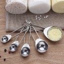 Cuillères à mesurer en acier inoxydable 5 pcs 4