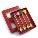 Cuillères avec motif de Noël 4 pcs 1