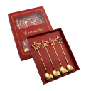 Cuillères de Noël avec étoile 4 pcs 3
