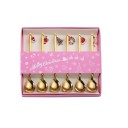 Cuillères de Noël dans une boîte cadeau 6 pcs 1