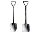 Cuillères en forme de pelle et de râteau 2 pcs 3