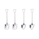 Cuillères en forme de pelle et de râteau 4 pcs 5