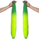 Culíes Sintéticos Surtido de Dos Culíes con Goma 61 cm Cabello Sintético Para Extensiones de Cabello Postizos Estilo Culíe Fácil de Usar 8