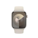 Culoare cu sticlă întărită și curea pentru Apple Watch 45 mm Series 9/8/7 – protecție 9H pentru ecran, carcasă mată pentru ceasuri 33