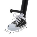 Culoare decorativă pentru capacul lateral al suportului de motocicletă 7,5 cm Mini botă cu șireturi Accesoriu de protecție și decorare distractivă pentru motocicletă 5