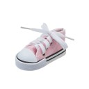 Culoare decorativă pentru capacul lateral al suportului de motocicletă 7,5 cm Mini botă cu șireturi Accesoriu de protecție și decorare distractivă pentru motocicletă 9