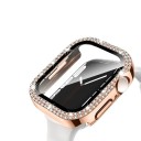 Culoare elegantă cu strălucire pentru Apple Watch 40 mm Protecție din sticlă securizată pentru ecran Carcasă completă pentru Apple Watch Series 6 5 4 SE iWatch 6