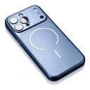 Culoare magnetică pentru iPhone 17 compatibilă cu MagSafe Sticlă nano mată Încărcare wireless Aliniere precisă Protecție spate 13