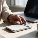 Culoare magnetică pentru iPhone 17 compatibilă cu MagSafe Sticlă nano mată Încărcare wireless Aliniere precisă Protecție spate 3