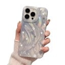 Culoare perlata strălucitoare pentru Samsung Galaxy A36 5G cu margine texturată pentru o prindere mai bună și protecția camerei Carcasă rezistentă 4