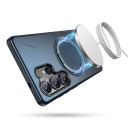 Culoare rezistentă la impact pentru Samsung Galaxy A25 cu inel pentru deget și suport pliabil din plastic dur PC și TPU moale Carcasă pentru telefon pentru șoferi 2