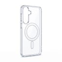 Culoare transparentă pentru Samsung Galaxy A26 S cu inel magnetic în spate Marginea ridicată în jurul camerei Carcasă transparentă pentru încărcare wireless 1