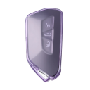 Culoare transparentă pentru telecomanda auto TPU pentru VW Volkswagen Golf 8, ID.3, ID.4, Škoda Octavia A8, MK4, MK8 2022 2021 GTI R 9