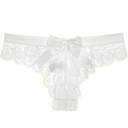 Culottes en dentelle pour femmes avec nœud 8