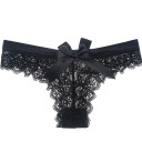 Culottes en dentelle pour femmes avec nœud 2