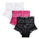 Culottes sexy en dentelle taille haute pour femmes 3