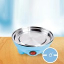 Cuociveloce per uova elettrico 7 pezzi 350 W Spegnimento automatico Vaporizzatore multifunzionale per uova Corpo in plastica Dispositivo da cucina compatto 220 V Spina EU 4