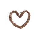Cuore decorativo in vimini 2
