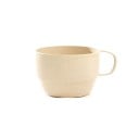 Cup for Tea and Coffee with Handle Volume approx. 250 ml Material made from Straw and Plastic Finely Dotted Surface Wide Shape Dimensions 7 x 1