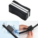 Curățător și renovator pentru ștergătoare auto Dimensiune compactă pentru palmă Canale cu suprafață abrazivă Plastic ABS și metal 7 x 3 x 3 cm 2