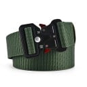 Curea bărbătească din nailon 125 x 3,8 cm Centura tactică durabilă cu cataramă metalică cu eliberare rapidă Curea reglabilă pentru uniformă 4