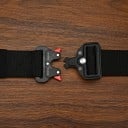 Curea bărbătească din nailon 125 x 3,8 cm Centura tactică durabilă cu cataramă metalică cu eliberare rapidă Curea reglabilă pentru uniformă 7